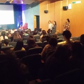 Sesión de la «Fiesta de animación» en la Filmoteca de Zaragoza