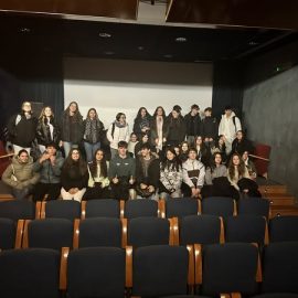 Cine francés en el encuentro con el alumnado del IES «Pedro de Luna», IES «Miguel Servet» e IES «Goya»